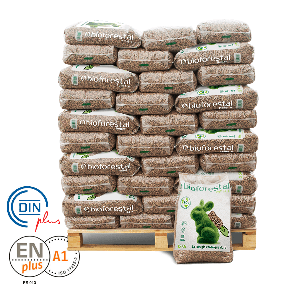 Bioforestal Holzpellets ENplus A1 70 Säcke