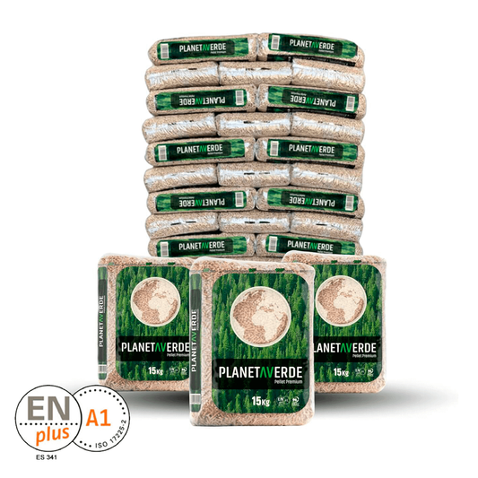 Planeta Verde Holzpellets 77 Säcke 15 kg