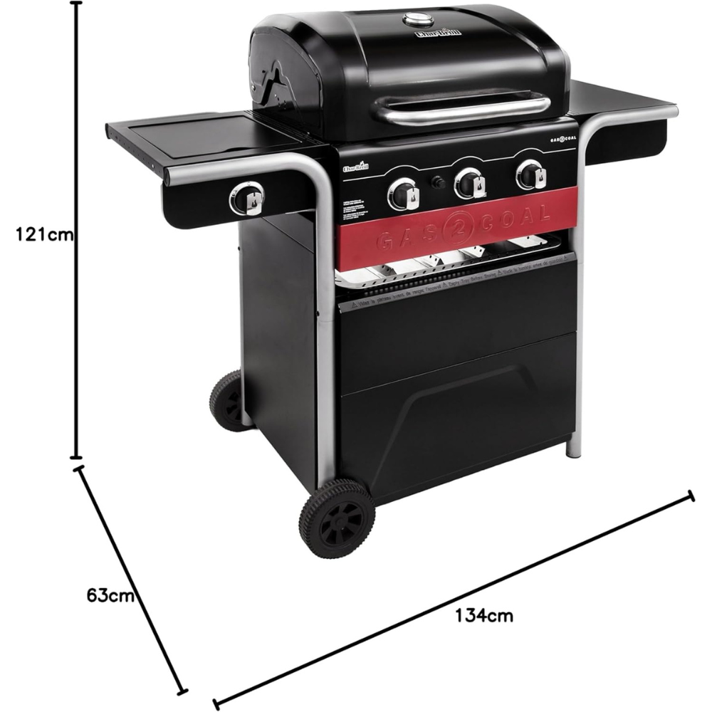 Char-Broil Gas2Coal 330 Hybrid-Grill
