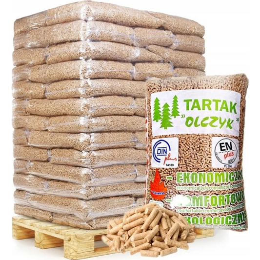 Olczyk Holzpellets Palette 65 Säcke 15 kg